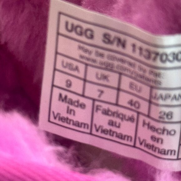 UGG PINK NEUMEL CLEAR SUEDE CLASSIC CHUKKA BOOTS SZ 9 - Picture 8 of 11